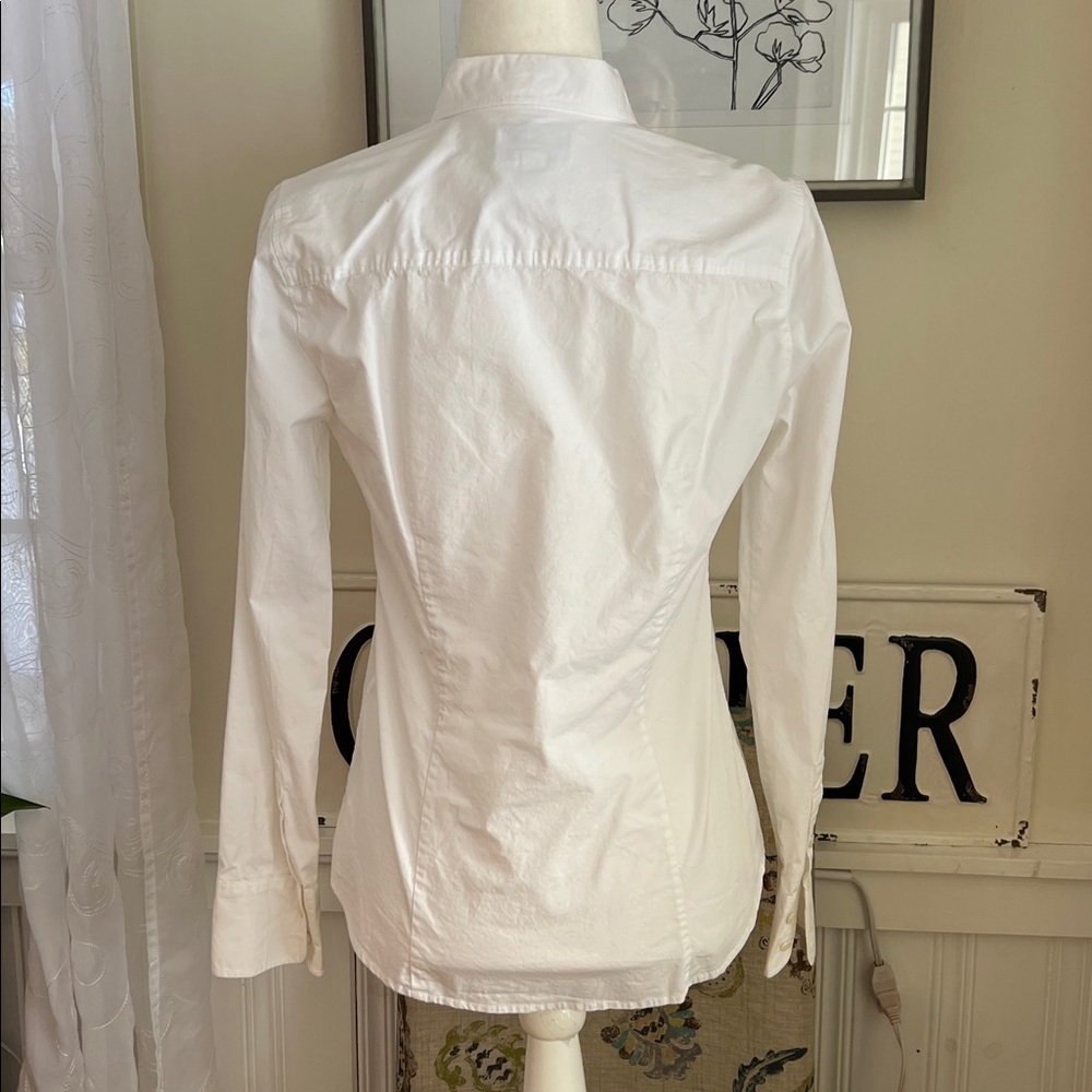 J. Crew Stretch Perfect Cotton Blend Shirt - Picture 3 of 6